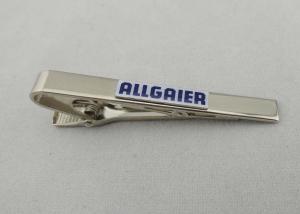 China Silk Screen Printing Personalized Tie Bar, 0.8 mm Thickness Stainless Steel wholesale