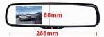 Ouchuangbo 3.5 inch digital screen Rear view mirror 960*240 automatic signal