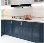 150cm Navy Blue Modern Contemporary Kitchen Cabinets With Tall Cabinets