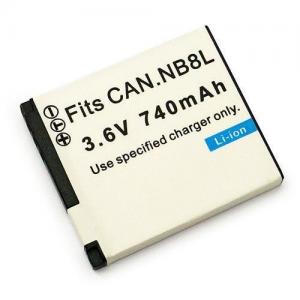 China 1050mah 3.7V li-polymer battery for CANON NB-8L on sale