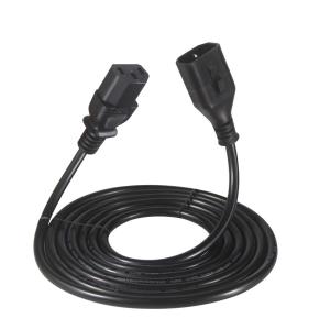 China OEM 1.5M Computer AC Electric Power Cord IEC C14 Plug To IEC C13 Female Connectors wholesale