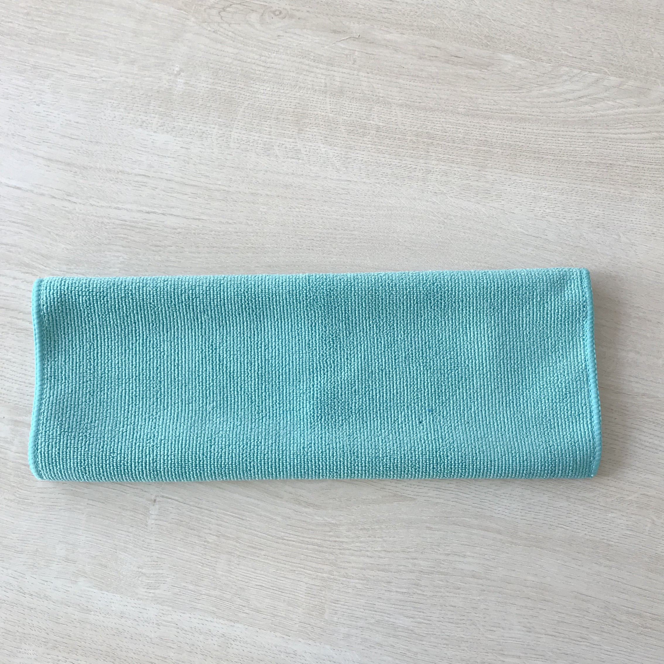 High weight warp knitting easy washing cake towels absorbing water microfiber wipes in kitchen