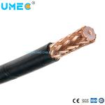 PVC PE Sheath Material 99.9% Oxygen Free Copper Rg8 Coaxial Cable 10.2mm
