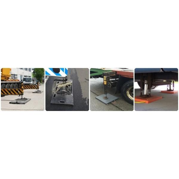 Customized Square Crane Outrigger Pads HDPE Outrigger Pads Plastic Spacer Block
