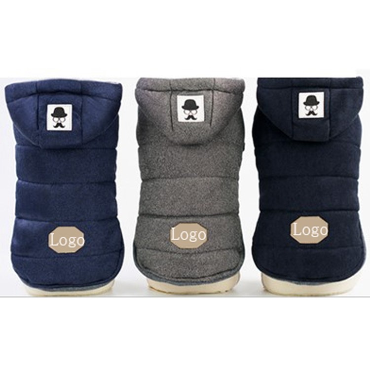 ODM Cotton Padded Pet Apparels Vest Polar Fleece Dog Jacket For Winter