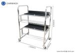 Storage Feeder Cart for FUJI NXT Electric SMT Feeder Trolley Aluminum Alloy SS