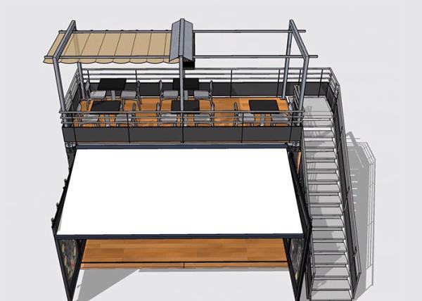 Topshaw 2020 hot Selling 20ft 40ft Mobile Container Coffee Bar Container