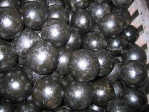 China Grinding Media High Chromium Cast Steel Ball With Cylpebs HRC58-65 DF016 wholesale