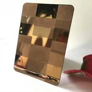 China Color Etched Stainless Steel Sheet 201 304 316 Stainless Steel Plate wholesale