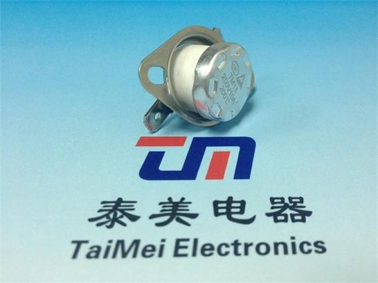 Manual or Auto Reset Copper Screw Head Bimetal Ksd301 Thermostat Kettle