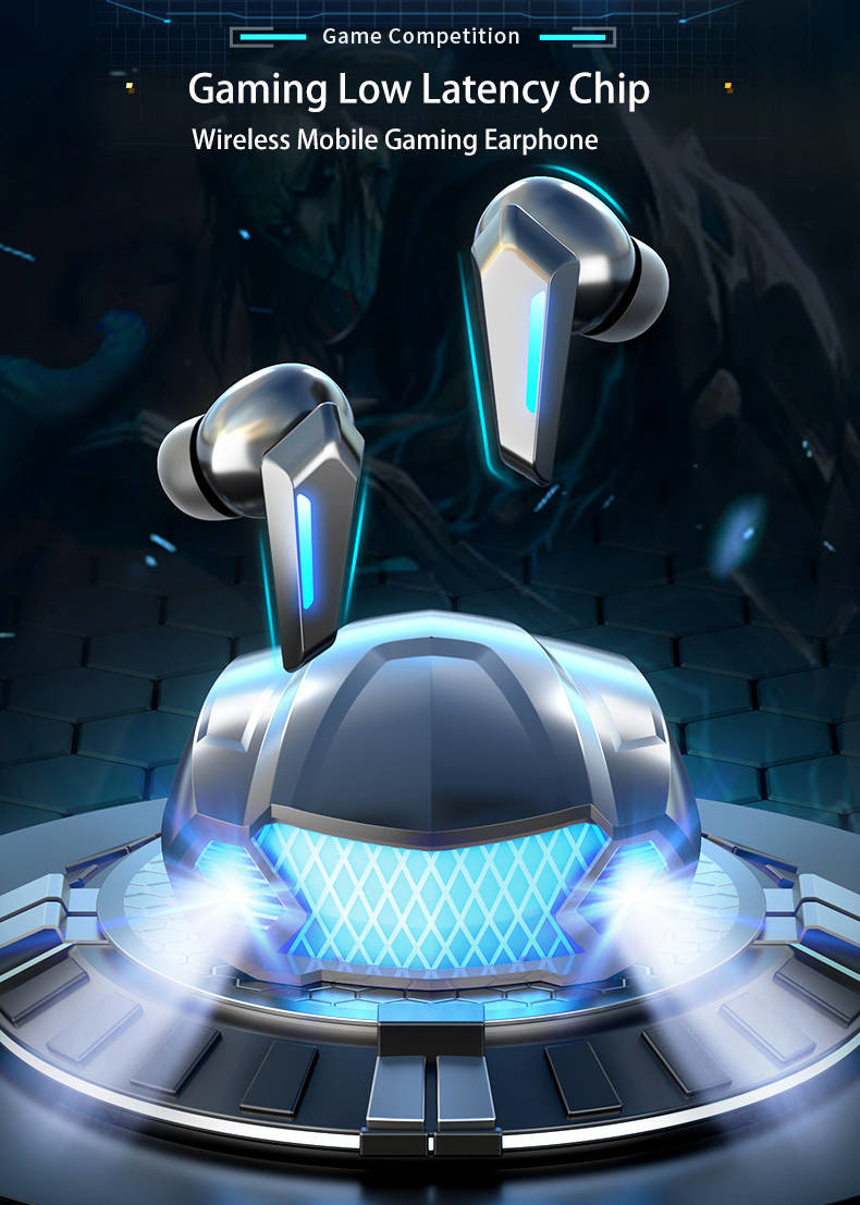 Bluetooth Gaming Earphone Low Power Consumption Game And Music Mode