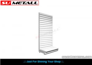 China Slatwall Back Panel Store Display Fixtures / Grocery Display Stands Customized wholesale