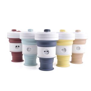China 18oz Rubber Drinking Cups Silicone Household Products Double Wall wholesale