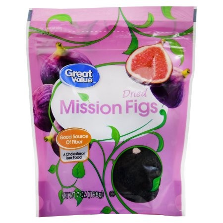 Color Printing Stand Up PET Dried Mission Figs Food packaging bags Zip lock