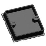 B125 Recessed Manhole Cover , Stainless Steel Manhole Cover Duble Seal Parking