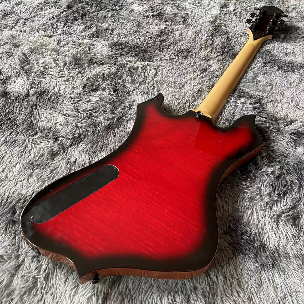 Custom Zakk Wylde Audio in Kinds Color Electric Guitar with Bound Ebony Fretboard Block Inlays
