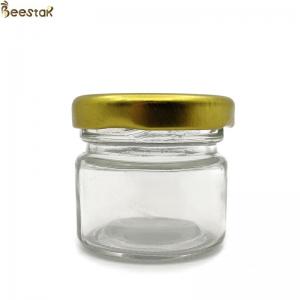 China 25ml glass honey jars bulk Empty Storage Glass Jar Glass Honey Bottles wholesale