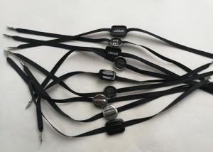 China Metal Clothing Tags Grosgrain Ribbon String Brand Name Tags For Clothes Factory wholesale