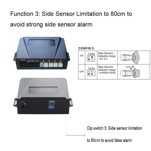 Forward Front And Rear Bumper Garage Backup Car Park Assiast Reverse Parking Sensor