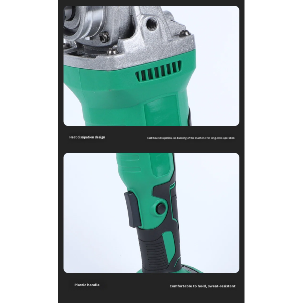 Brushless Electric Angle Grinder Long Battery Life Lithium Battery Rechargeable Cutting Polishing Machine Multifunctional