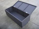 All Weather Resin Wicker Storage Box For Outdoor Garden / Patio