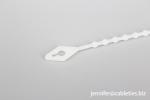 100mm UL approved 94V-2 adjustable knot ball bead plastic nylon cable ties zip