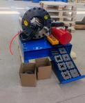 12v 24v Mobile Hydraulic Hose Crimper 51mm Hose Pipe Crimping Machine With 10