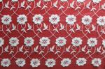 Diamond Mesh based Crown Style Embroidery Lace Fabric Crown for Women's Clothes
