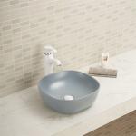 300mm Seamless Bathroom Sink And Countertop Basin Bowl Grey White Black