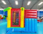 Commercial Backyard Kids Inflatable Bouncer Slide Digitial Printing Logo