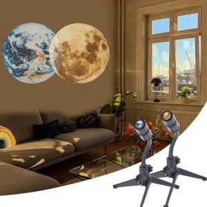 China Moon Projection Lamp Creative Galaxy Light Projector Background Atmosphere Night Light Party Decor Birthday Gift Photo P on sale