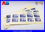 Gold / Silver Foil Decals 5ml Peptide Bottle Labels Printing Matt Lamination
