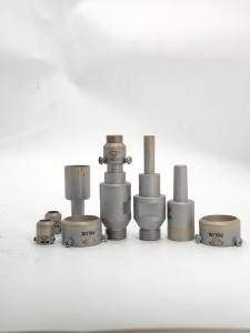 China Shank Coring Glass Drill Bits Sandblasting / Sintering Process Frosted Texture wholesale