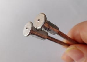 China 3 X 75mm Bi-metallic CD Weld Blunt Headed Pins With Aluminum Base wholesale