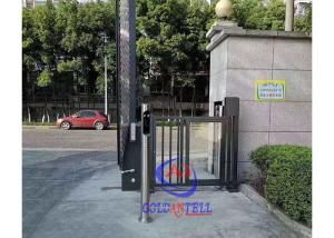 China Half height smart face barcode identify advertising equipment turnstiles for Commercial Parking Lots wholesale