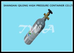 China 200bar 1.8L High Pressure Aluminum Cylinders / Medical Air Tank wholesale