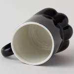 Custom Cute Dolomite Ceramic Animal Mug Cat Paw Shape For Coffee Drink