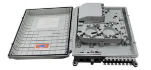 China Indoor Outdoor Fiber Optic Distribution Box 16 Core wholesale