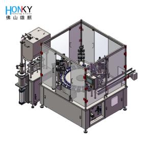 China Plastic Glass Bottle 40 BPM Automatic Filling Machine For Skincare Paste wholesale