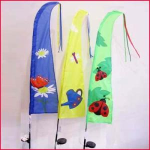 China Holiday Spring Solar LED Garden Flag Flowers wholesale