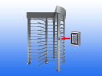304 Stainless Steel Turnstiles Semi Automatic , Full Height Security Gates