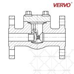 Full Bore BS5352 Swing Type Check Valve Forged Steel A105 2 Inch Dn50 300lb