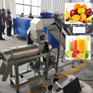 China 1-5T/H Screw Press Machine Type Apple/Pear/Pineapple/Orange Fruit Juicer on sale