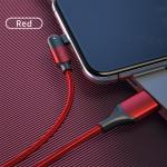 LED Indicator 1.2m 2.4A Magnetic Usb Charging Cable Nylon Braided