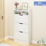 White 1.15m Length Shoe Sideboard Cabinet Fireproof For Storage
