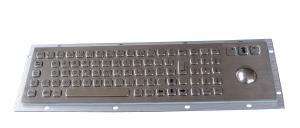 China Industrial Keyboard With Trackball Panel Mount Metal Wired Keyboard wholesale