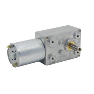 China 3 - 24v DC Worm Gear Motor High Torque RF-370 Low Noise With Worm Gearbox wholesale
