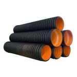 OEM 12 Inch Double Wall Culvert Pipe HDPE Pipe Rustproof Chemical Resistant