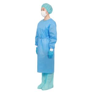 China S-5XL Plus Size Disposable Isolation Gowns In Stock EN14126 standard wholesale