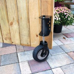 China Versatile Morden Style Heavy Duty Iron Gate Wheel for Sliding Garden Fence Door wholesale